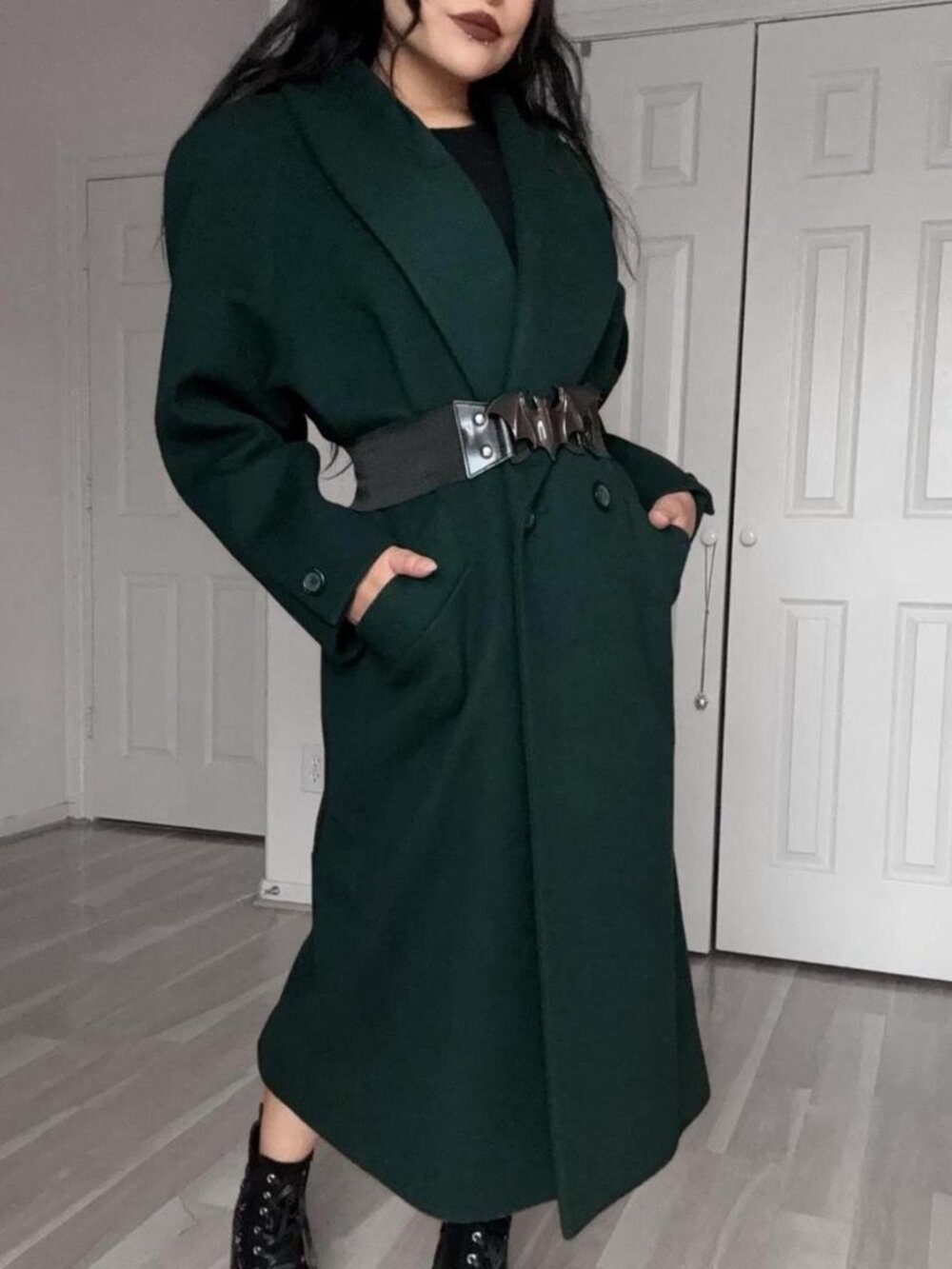 Jones New York Women's Green Coat